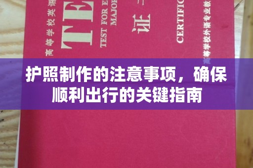 潍城护照制作的注意事项，确保顺利出行的关键指南