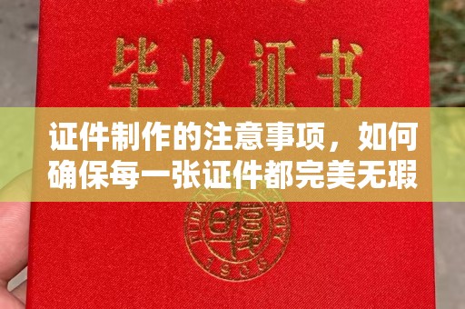 潍城证件制作的注意事项，如何确保每一张证件都完美无瑕？