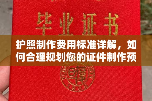 潍城护照制作费用标准详解，如何合理规划您的证件制作预算